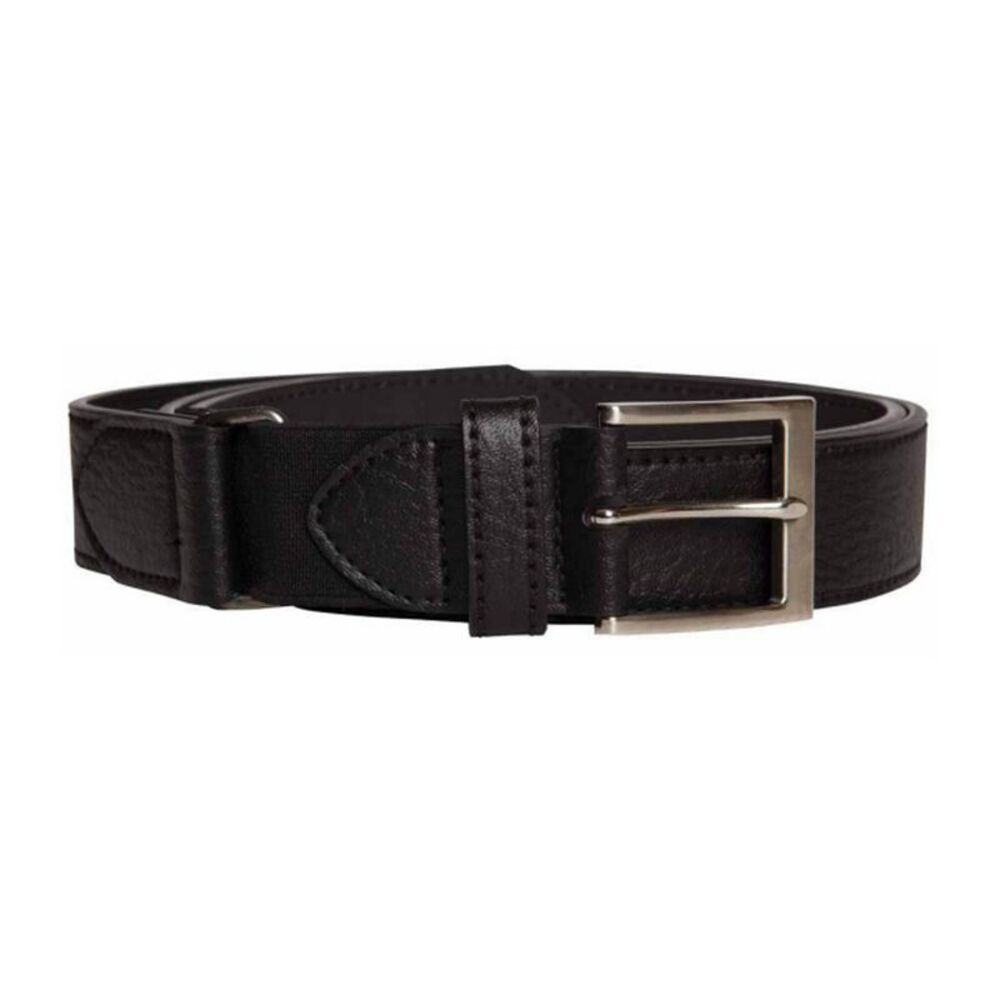 Duke Mens D555 Matthew Xtenda Bonded Leather Waist Belt / Black